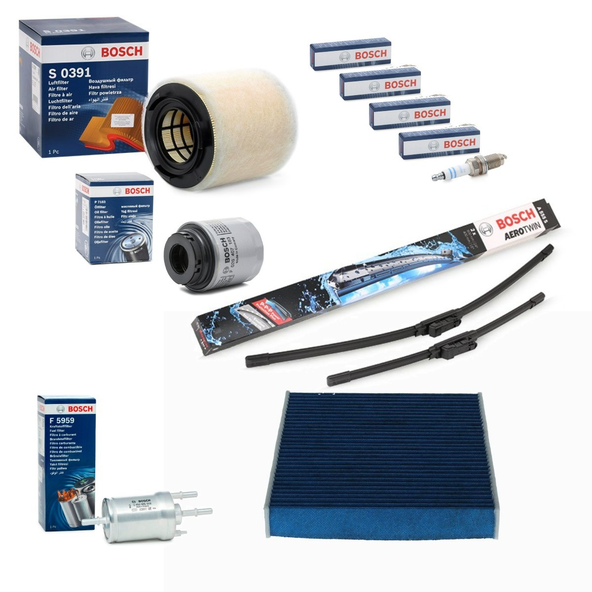 BOSCH BSH4682SK051 Servicekit RAPID 1.2 TSI 105 HK Benzin 2022