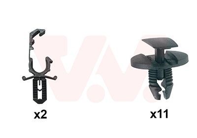 VAN WEZEL Mounting Kit, bonnet Article number: 0937797 cheaply