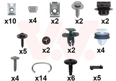 VAN WEZEL Mounting Kit, bumper Article number: 0979793 cheaply
