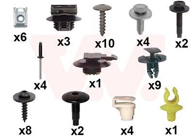VAN WEZEL Mounting Kit, bumper Article number: 0979794 cheaply