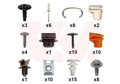VAN WEZEL Mounting Kit, bumper Article number: 0991794 cheaply