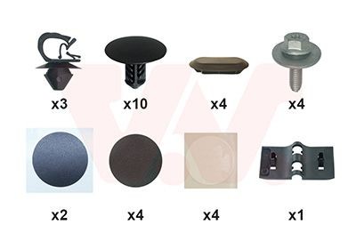 VAN WEZEL Mounting Kit, bonnet Article number: 1506797 cheaply