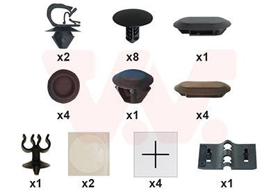 VAN WEZEL Mounting Kit, bonnet Article number: 1555797 cheaply