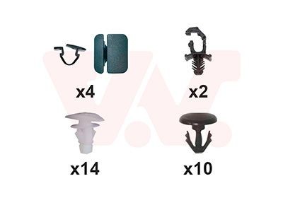 VAN WEZEL Mounting Kit, bonnet Article number: 1906797 cheaply