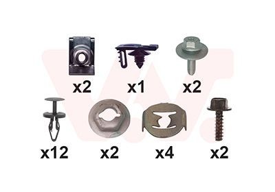 VAN WEZEL Mounting Kit, bumper Article number: 1949794 cheaply