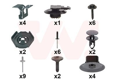VAN WEZEL Mounting Kit, bumper Article number: 4368793 cheaply