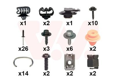 VAN WEZEL Mounting Kit, bumper Article number: 4426794 cheaply