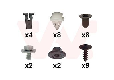 VAN WEZEL Mounting Kit, mud guard Article number: 5710796 cheaply