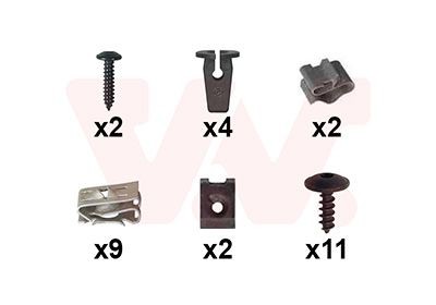 VAN WEZEL 5740794 Mounting Kit, bumper PASSAT 1.4 TSI 160 PS Petrol 2014