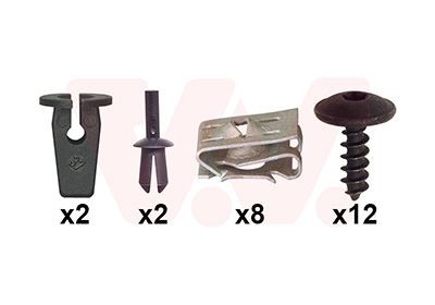 VAN WEZEL Mounting Kit, bumper Article number: 7644793 cheaply