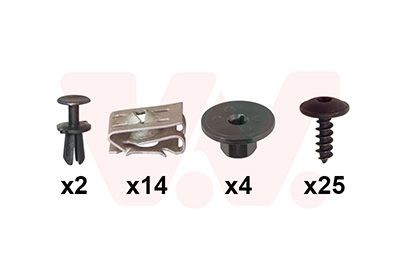 VAN WEZEL Mounting Kit, bumper Article number: 7644794 cheaply