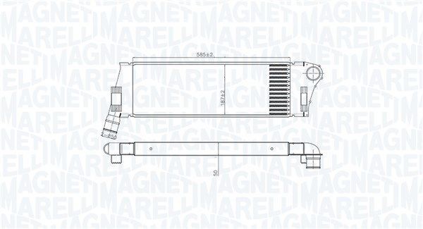MAGNETI MARELLI Intercooler Article number: 351319206240 cheaply