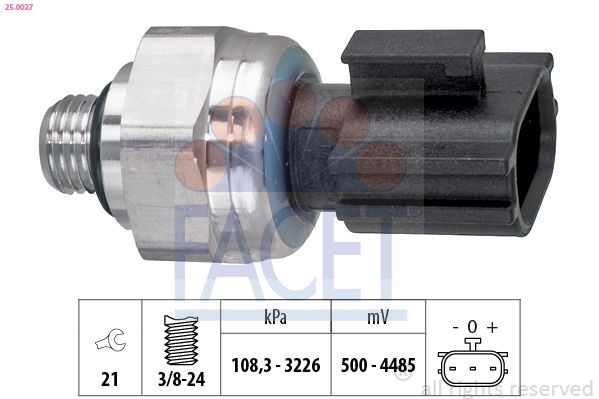 FACET Air conditioning pressure switch Article number: 25.0027 cheaply
