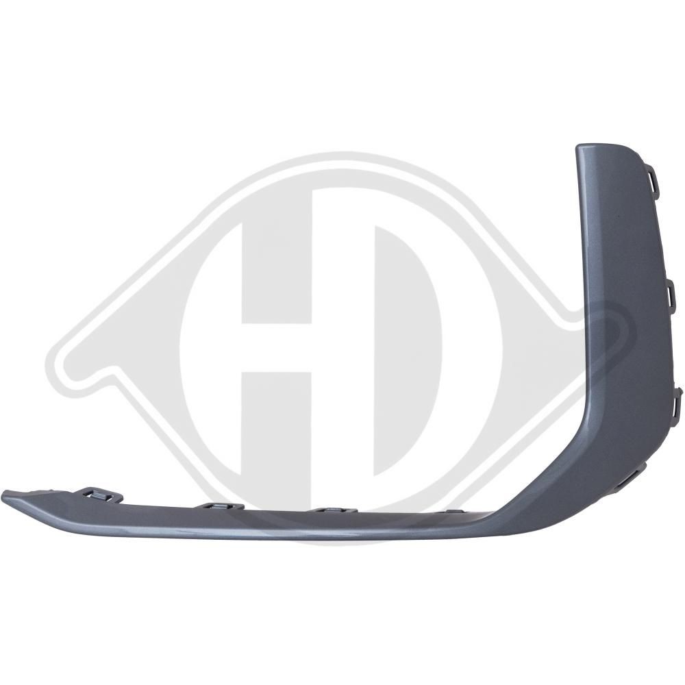 DIEDERICHS 1029363 Kofangerliste A6 40 TFSI 204 HK Benzin