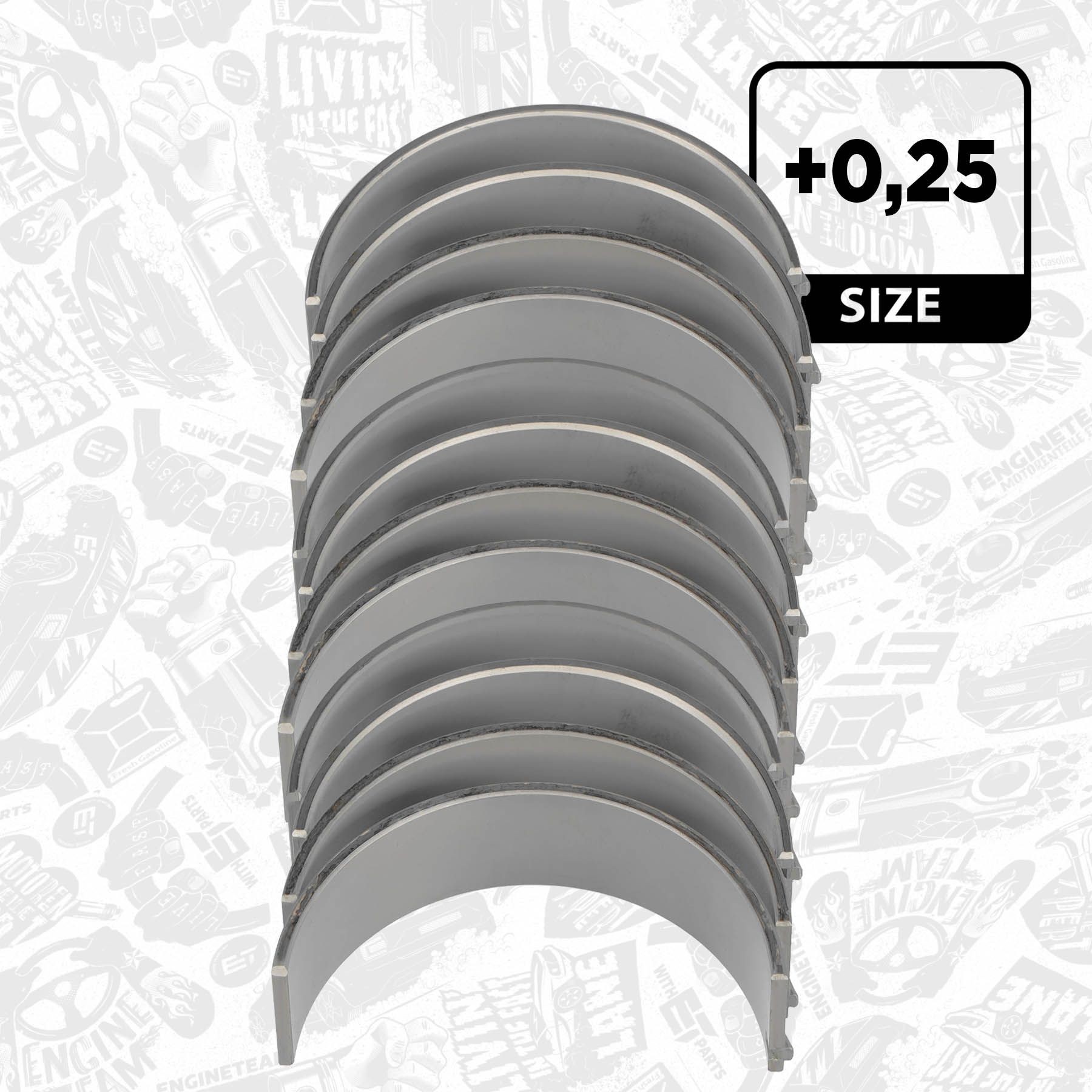 ET ENGINETEAM Conrod Bearing Set Article number: LP008225 cheaply