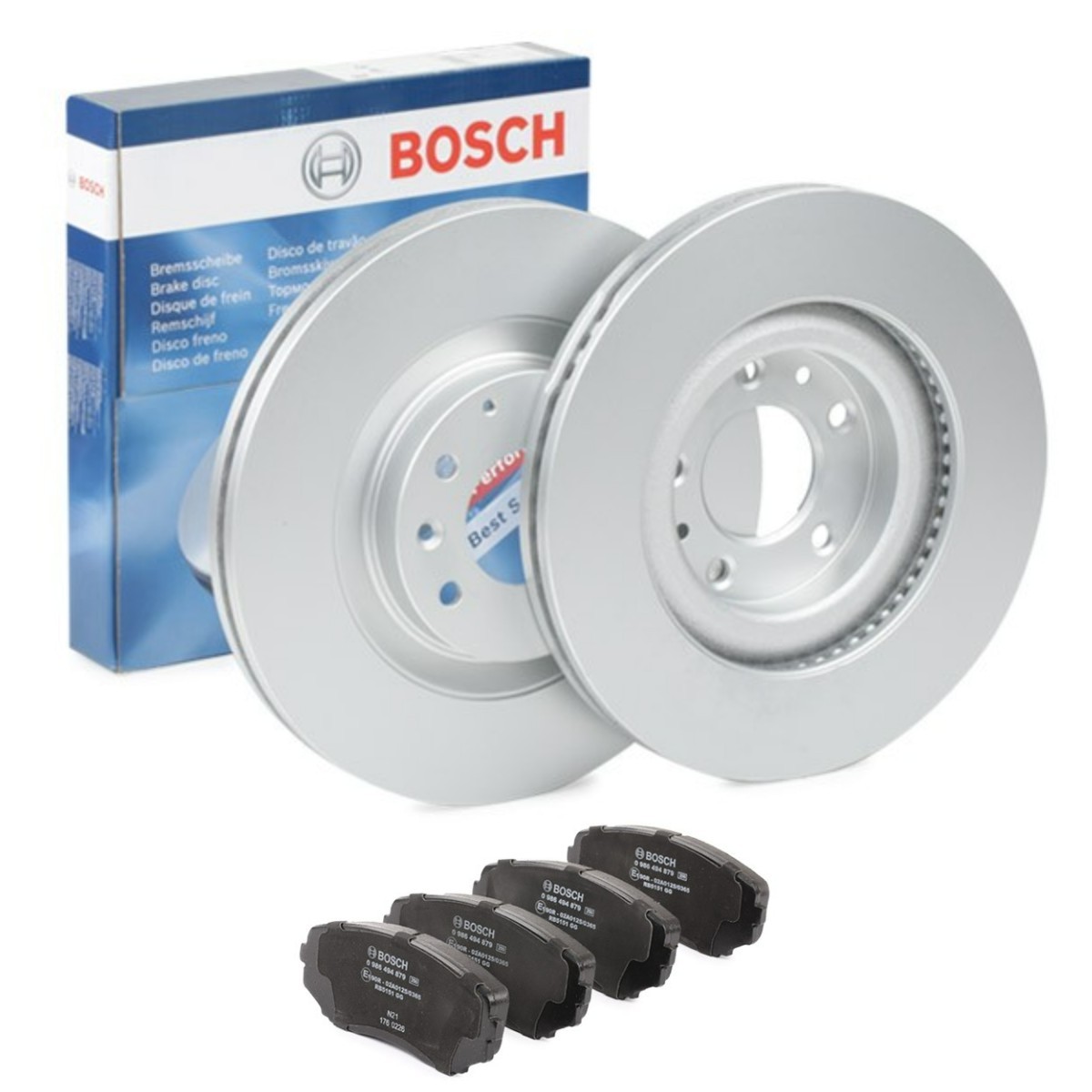 BOSCH Brake discs and pads set Article number: BSH3405N0334 cheaply