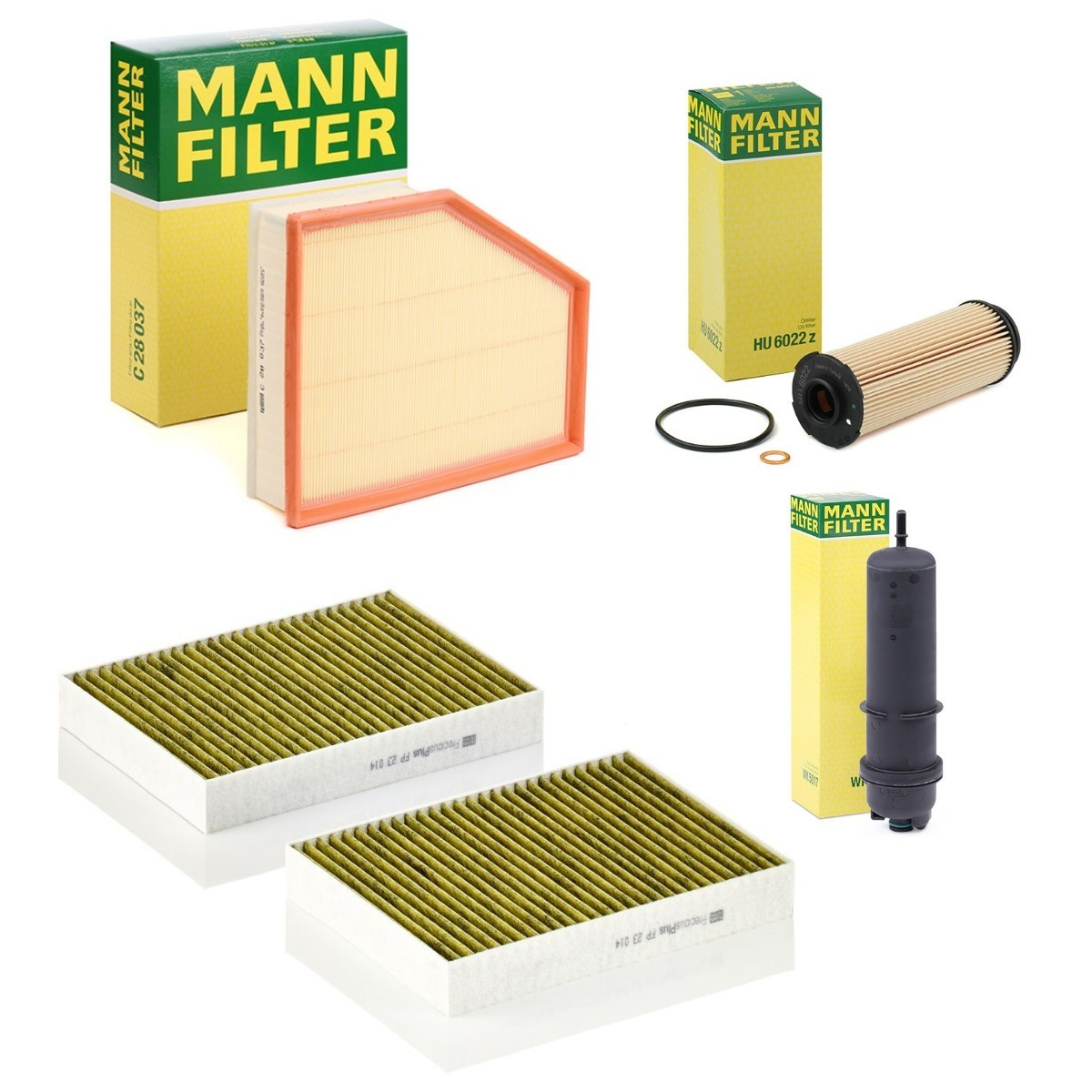 MANN-FILTER Filter kit Article number: MNF4055N0186 cheaply