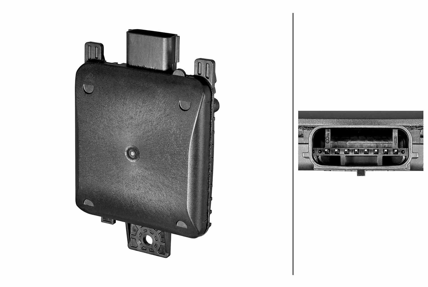 HELLA Control Unit, lane change assistant Article number: 6PZ 012 802-201 cheaply