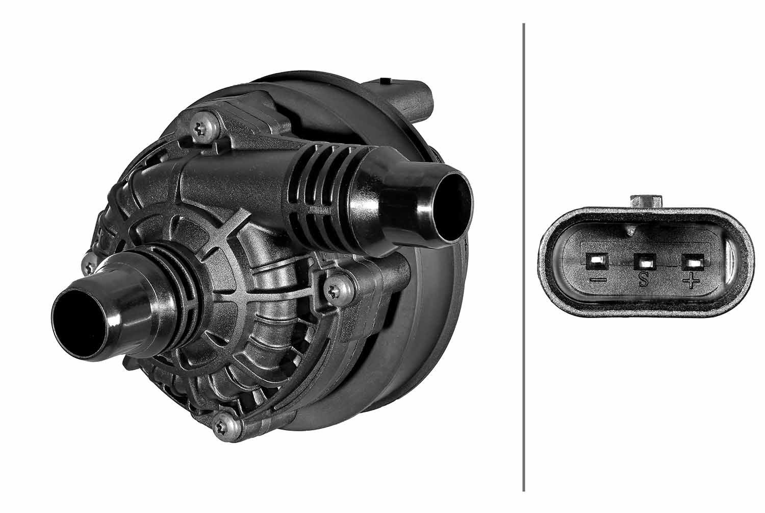 HELLA Auxiliary water pump Article number: 8TW 358 305-081 cheaply