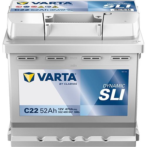 VARTA Battery Article number: 552400047K262 cheaply