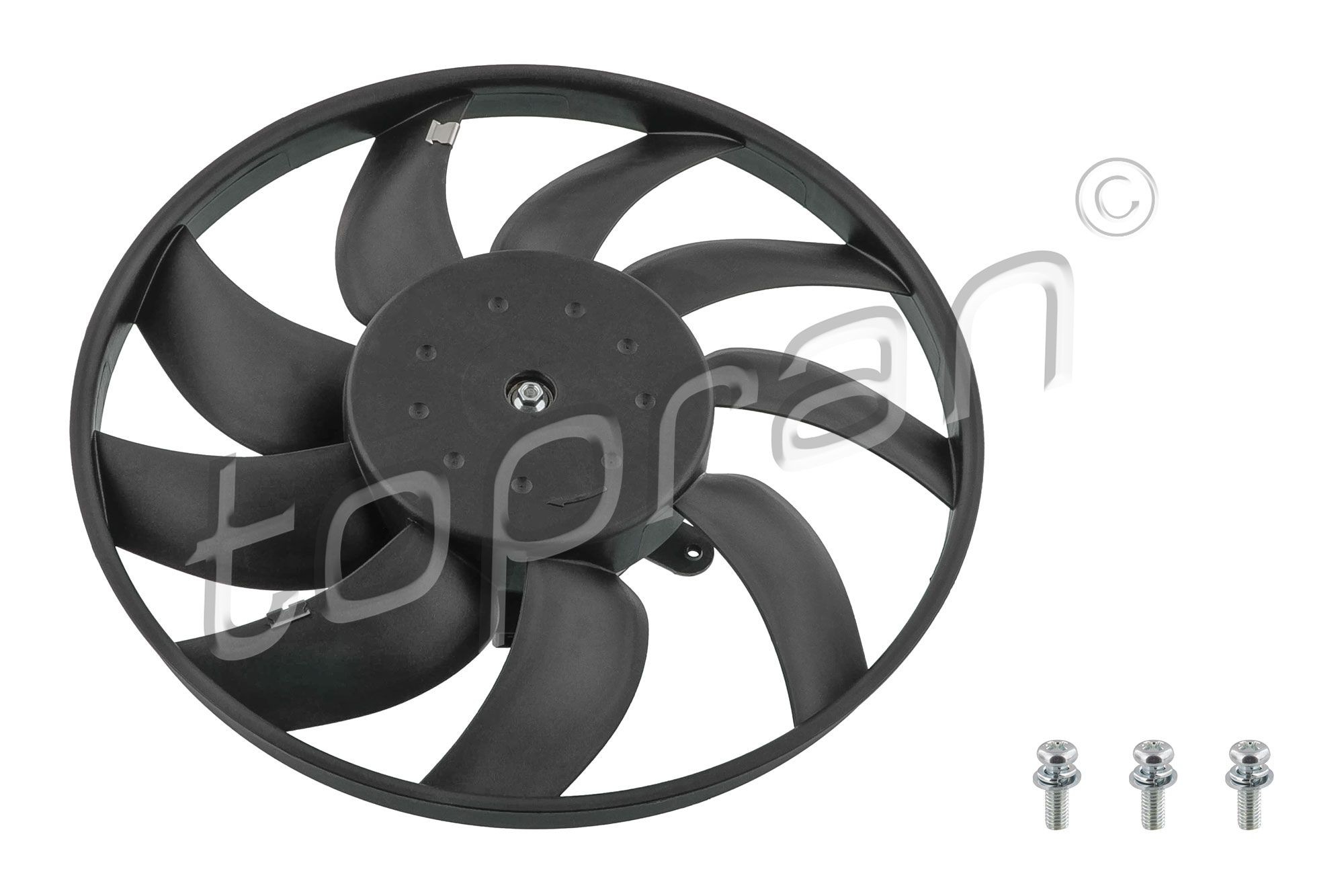 TOPRAN Fan, radiator Article number: 117 986 cheaply