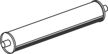 DINEX Middle- / End Silencer Article number: 50360 cheaply