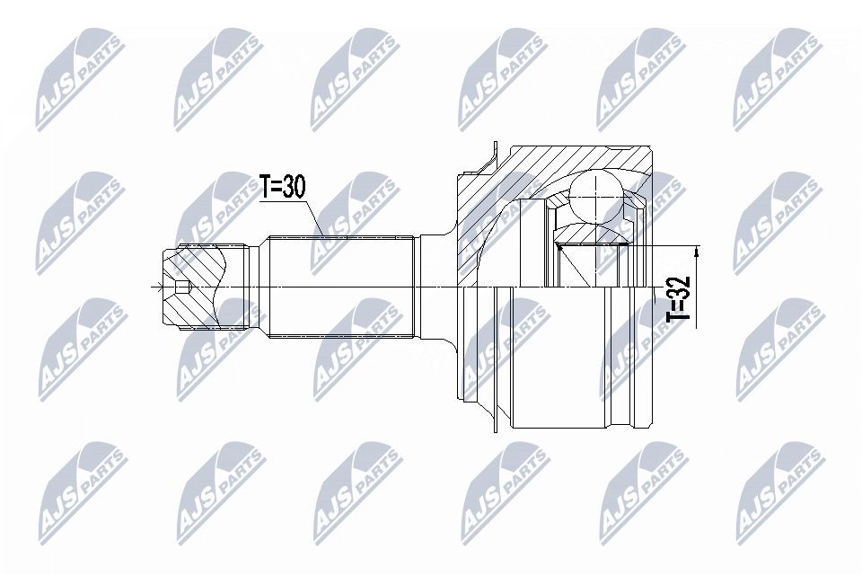 NTY Joint kit, drive shaft Article number: NPZ-HD-066 cheaply