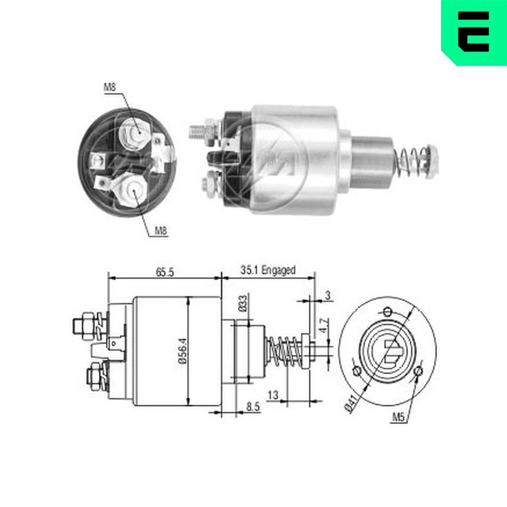ERA Starter solenoid Article number: ZM576 cheaply