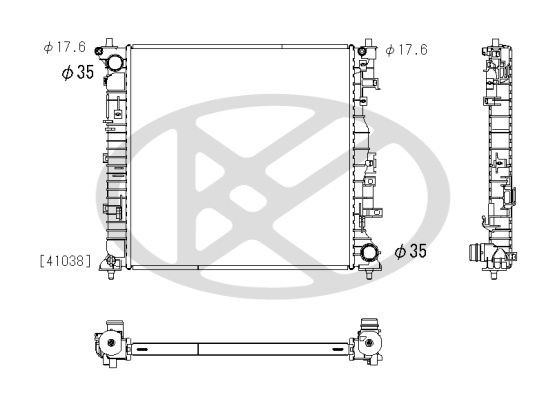 KOYORAD Engine radiator Article number: PL813940 cheaply
