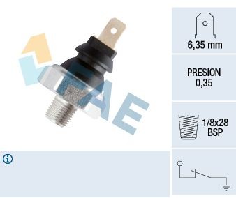 FAE Oil Pressure Switch Article number: 11610 cheaply