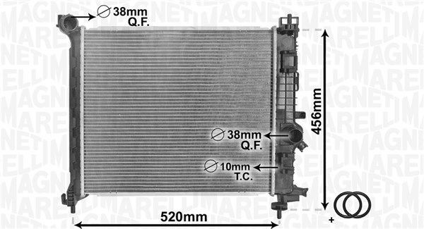 MAGNETI MARELLI Water pump Article number: 352316171360 cheaply