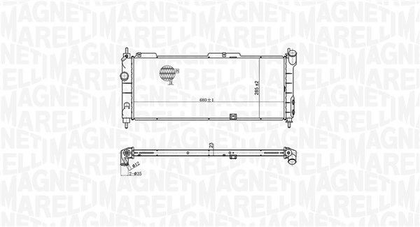 MAGNETI MARELLI Vandpumpe Varenummer: 352316171382 billige