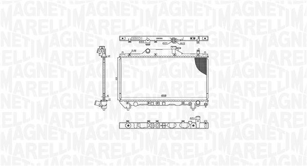 MAGNETI MARELLI Vandpumpe Varenummer: 352316171424 billige