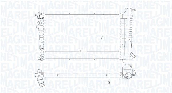 MAGNETI MARELLI Vandpumpe Varenummer: 352316171436 billige