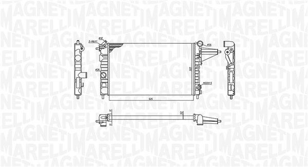 MAGNETI MARELLI Water pump Article number: 352316171440 cheaply