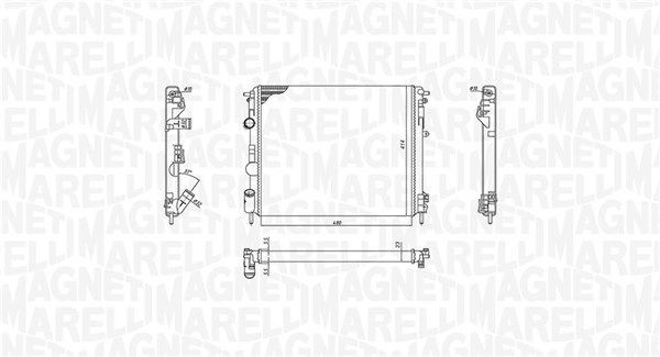 MAGNETI MARELLI Vandpumpe Varenummer: 352316171463 billige