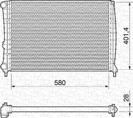 MAGNETI MARELLI Water pump Article number: 352316171473 cheaply
