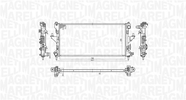 MAGNETI MARELLI Water pump Article number: 352316171498 cheaply