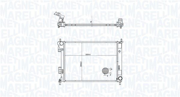 MAGNETI MARELLI Water pump Article number: 352316171543 cheaply