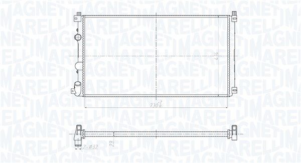 MAGNETI MARELLI Vandpumpe Varenummer: 352316171590 billige