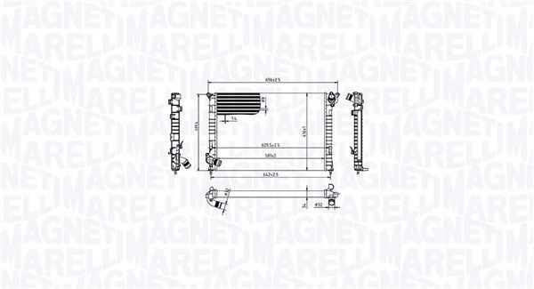 MAGNETI MARELLI Water pump Article number: 352316171606 cheaply
