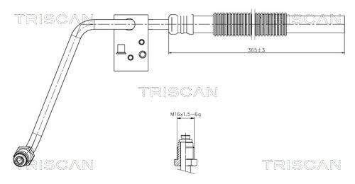 TRISCAN Hydraulic Hose, steering system Article number: 8516 29066 cheaply
