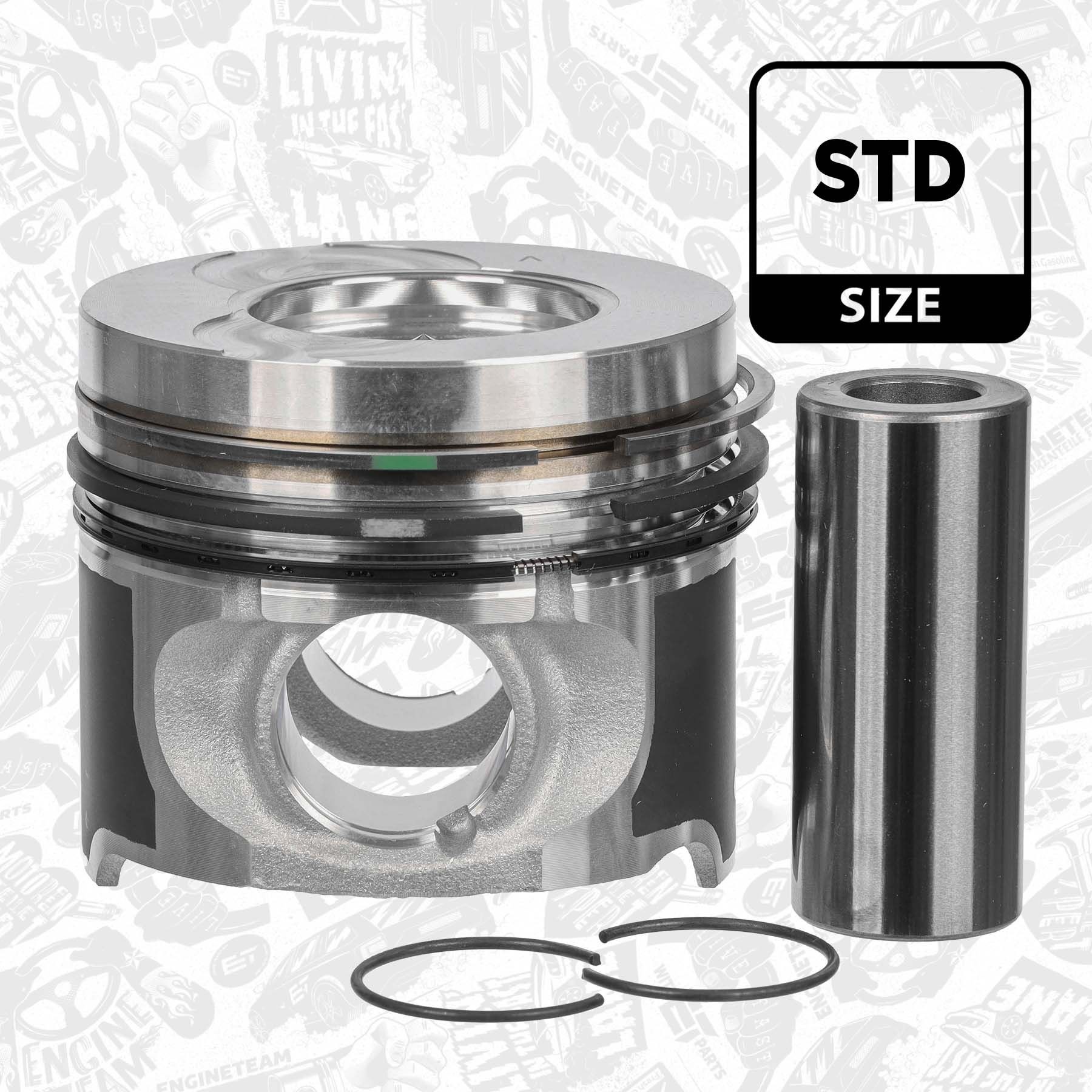 ET ENGINETEAM Piston Article number: PM016100 cheaply