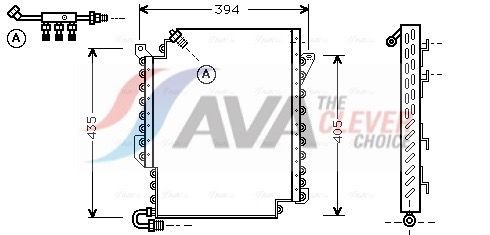 AVA COOLING SYSTEMS Air conditioning condenser Article number: AI5119 cheaply