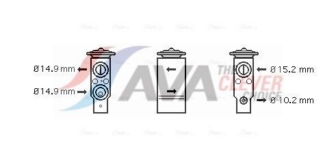 AVA COOLING SYSTEMS AC expansion valve Article number: AL1094 cheaply