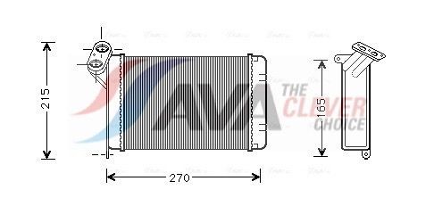 AVA COOLING SYSTEMS Air conditioning condenser Article number: AL5060 cheaply