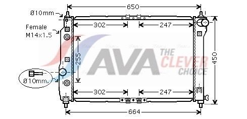 AVA COOLING SYSTEMS AC expansion valve Article number: CN1221 cheaply