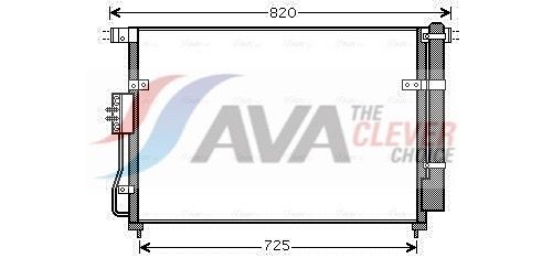 AVA COOLING SYSTEMS Engine radiator Article number: DW2004 cheaply