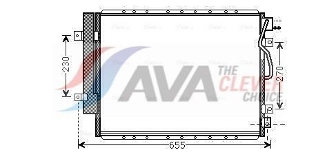 AVA COOLING SYSTEMS Engine radiator Article number: DW2005 cheaply