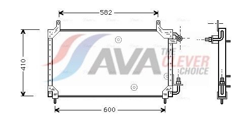 AVA COOLING SYSTEMS Air conditioning condenser Article number: DW5006 cheaply
